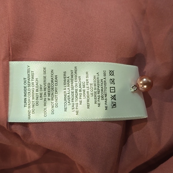 Anthropologie x Maeve Tiered Strapless Tulle Mini Dress in Baked Pink Size 8 - Picture 8 of 10